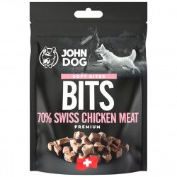 SMAKOŁYKI John Dog SOFT BITES Chapsy z kurczaka szwajcarskiego 70% 100g / BITS 70% CHICKEN 100g