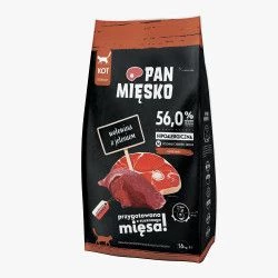 Pan Mięsko Wołowina z jeleniem - super smak, chrupki M, 1,6kg