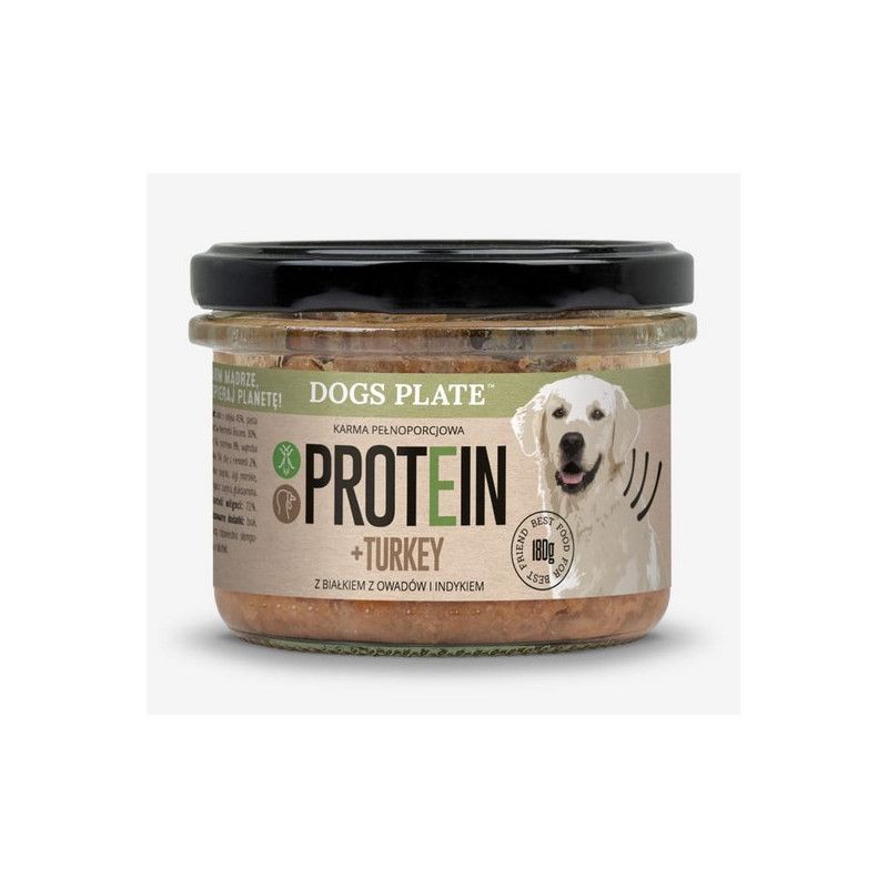 Protein + Turkey - z wartościowego białka owadów + Indyk 180g