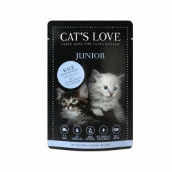 CAT'S LOVE Junior Kalb - cielęcina w naturalnej galaretce 85g
