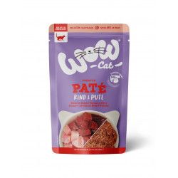 WOW CAT Rind Pute - wołowina z indykiem dla dorosłych kotów (125g)